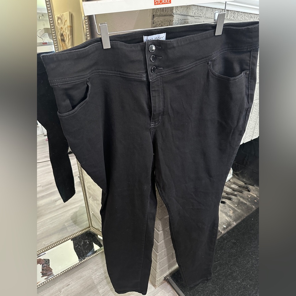 Lane Bryant High Rise Black Jeans